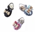 Kit 06 e 12 pares sandália laço glitter infantil atacado alta qualidade juju shoes - comprar online