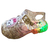 Sandália gata led dourada infantil menina alta qualidade juju shoes - comprar online