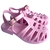 Sandália lisa colorida infantil menina alta qualidade juju shoes - loja online