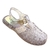 Sandália lisa juvenil glitter alta qualidade juju shoes - comprar online