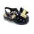 Sandália laço glitter preto infantil alta qualidade juju shoes na internet