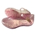 Sapatilha bebê bailarina rosa glitter alta qualidade juju shoes na internet