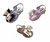 Kit 06 e 12 pares sandália laço glitter infantil atacado alta qualidade juju shoes - comprar online
