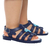 Papete dino azul marinho infantil menino alta qualidade juju shoes - loja online