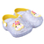 Kit infantil 2 pares babuche girafa e sandália vaquinha menina alta qualidade juju shoes na internet