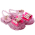 Kit 12 pares sandália laço metalizado infantil atacado alta qualidade juju shoes - loja online