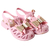 KIt 12 pares sandalia infantil laço glitter colorido infantil alta qualidade juju shoes - loja online