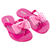 Chinelo laço coração juvenil menina alta qualidade Juju Shoes