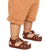 Sandália marrom infantil papete bebê neutra juju shoes sapato crianças - loja online