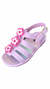 Imagem do Papete sandália 3 flores cristal infantil menina alta qualidade juju shoes