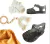Sandália papete preto gel neutra bebê calçados infantil juju shoes na internet
