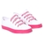 Tênis branco e pink infantil menina juju shoes - comprar online
