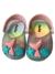 Babuche cauda sereia cristal infantil menina alta qualidade juju shoes - loja online