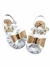 Kit 2 pares sandália laço glitter preto e branco menina alta qualidade juju shoes na internet