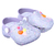 Babuche lilás sorvete cristal glitter neon alta qualidade juju shoes - comprar online