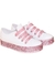 Imagem do Tênis branco rosa glitter infantil menina alta qualidade juju shoes
