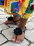 Chinelo baby flor pérola preto infantil alta qualidade juju shoes na internet