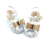 Sandália laço glitter branco infantil menina alta qualidade juju shoes