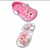 Imagem do Kit papete e babuche ursinho cristal pink glitter alta qualidade juju shoes