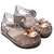 Papete sandália neutra vaquinha infantil alta qualidade juju shoes - comprar online