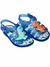 Papete infantil dino azul menino alta qualidade juju shoes - comprar online