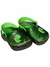 Babuche dino verde preto gel infantil menino alta qualidade juju shoes - comprar online
