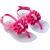 Chinelo bebê laço strass infantil menina alta qualidade juju shoes