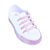 Tênis branco rosa glitter infantil menina alta qualidade juju shoes na internet