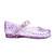 Sapatilha lisa rosa glitter infantil menina alta qualidade juju shoes na internet