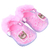 Babuche pantufa urso lacinho infantil menina alta qualidade juju shoes na internet
