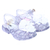 Sandália flor cristal branco infantil alta qualidade juju shoes - comprar online