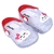 Babuche cristal e vermelha nuvem alta qualidade juju shoes - loja online