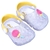 Imagem do Babuche infantil cristal amarelo pirulito menina alta qualidade juju shoes