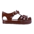 Sandália marrom infantil papete bebê neutra juju shoes sapato crianças