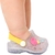 Babuche infantil cristal amarelo pirulito menina alta qualidade juju shoes na internet