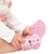 Sandália rosa bebê vaquinha fofa infantil menina alta qualidade juju shoes na internet