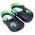 Babuche dino verde preto infantil menino alta qualidade juju shoes - loja online