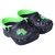 Babuche dino verde preto infantil menino alta qualidade juju shoes - comprar online