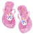 Chinelo unicornio rosa glitter juvenil alta qualidade juju shoes - Juju Shoes indústria comércio de calçados infantil alta qualidade 