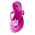 Rasteira juvenil unicórnio pink alta qualidade juju shoes