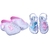 Kit 2 pares babuche dino papete dino confortável alta qualidade juju shoes - loja online