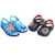 Kit 2 pares papete dino azul e babuche teia infantil menino alta qualidade juju shoes - loja online