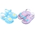 kit 2 pares sandália flor margarida e papete cauda infantil alta qualidade juju shoes - comprar online