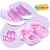 Kit 2 pares tenis e pantufa infantil menina rosa bebê alta qualidade juju shoes - comprar online