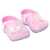 Babuche coração rosa bebë pelinho infantil menina alta qualidade juju shoes - comprar online