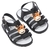 Papete preta girafa mundo animais infantil alta qualidade juju shoes - comprar online