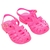 Sandália lisa colorida infantil menina alta qualidade juju shoes na internet