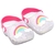 Babuche arco-íris cristal infantil menina alta qualidade juju shoes - comprar online