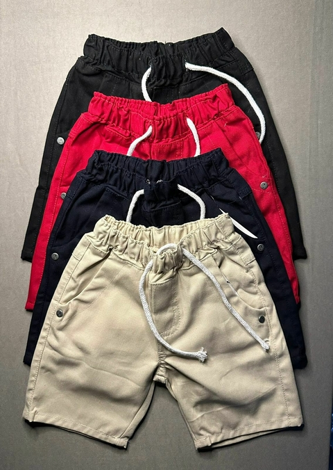 Bermuda Elástico Sarja Collor