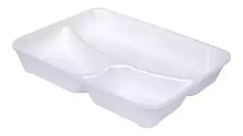 MARMITEX COM 3 DIVISÓRIAS 900 ML FIBRAFORM C/100 UND